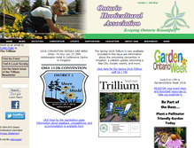 Tablet Screenshot of gardenontario.org